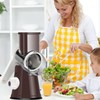 Ourokhome Rotary Cheese Grater Hand Crank, Kitchen Shredder Speed Mandolin