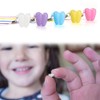 Runing Pet 50 Pcs Teeth Storage Box,Lost Teeth Saver Necklace