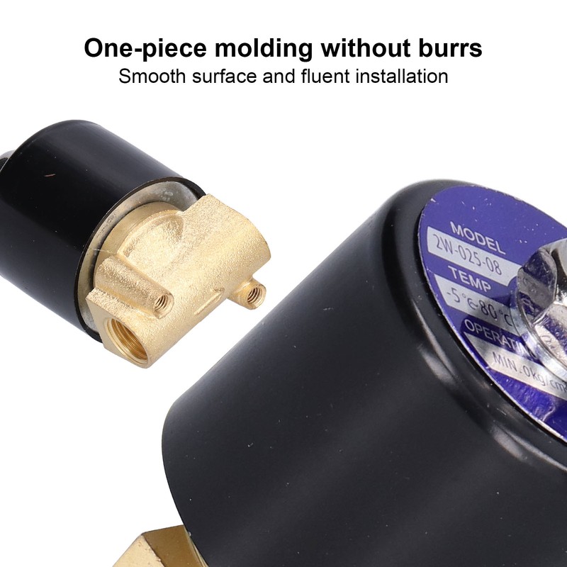 Electric Solenoid Valve Small Normally Closed for Water Air Diesel