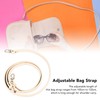Leather Bag Strap 41.33 to 48.03in Adjustable 0.35in Wide Replacement