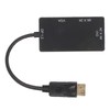 DisplayPort to VGA Video Adapter 3 in 1 Portable DP