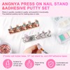 ANGNYA 2 Set Nail Stand for Press Ons, Strong Magnetism
