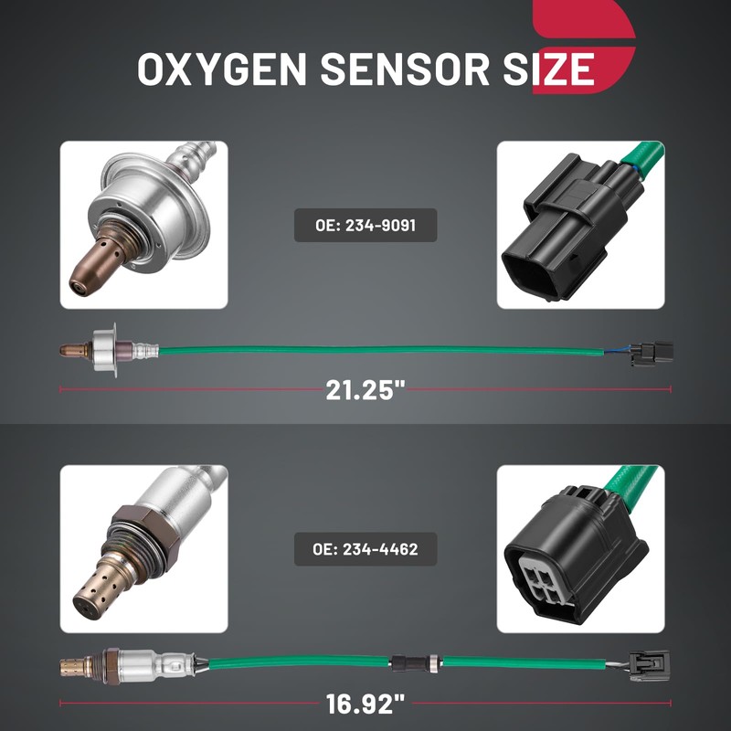BDFHYK Oxygen Sensor Upstream Downstream O2 Sensor, Compatible with Acura