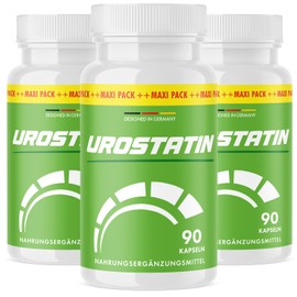 Urostatin Kapseln | mit Pflanzenextrakten, Mineralstoffen und Vitaminen | 90 Kapseln pro Dose 3x