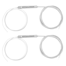 2Pcs PLC Splitter Bare Fiber No Connector Single Mode Power Management Computer Peripherals(1 x 4 )