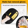 1 PCS Electrostatic Pet Hair Removal Gloves - Reusable Cat