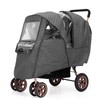 Double Stroller Winter Rain Cover,Winter Cover for Double Tandem Stroller,Big