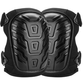 Rodilleras de Trabajo en Paquetes, Rodilleras para Hombres y Mujeres en El Trabajo, Rodilleras de Trabajo con Correas Ajustables, Rodilleras...       