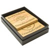 Reserved For Drinks Solid Oak Coaster Set. Gift set, in