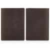 Polare Slim RFID Blocking Leather Passport Holder Travel Bifold Wallet