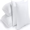 4Pack Pillow Protectors Standard 20x26 Inches 3-4 Micron Pore Size
