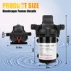 Xeoca RV Water Pump 12 Volt DC 3.0GPM 45PSI,Water Pump