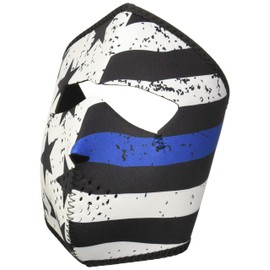 Zanheadgear WNFM119 Neoprene Full Face Mask, Thin Blue Line