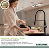 18-Inch Black Bar Sink Drop-In, SINKVINE PVD Nano Stainless Steel