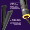 HOT TOOLS Black Gold Ionic 1 1/4 Inch Flat Iron,