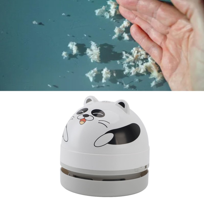 Desktop Vacuum Cleaner with Vacuum Nozzle Cleaning Brush Portable Mini