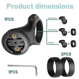 YEWCEP RTL515 RTL510 RVR315, Edge Mount for Bicycle, Rear Light Mount, Seat Posts, for Radar Rear Light, 27.2 mm 30.9 mm 31.6 mm Bars, Bicycle MTB Accessories