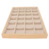 Jewelry Storage Display Trays Multipurpose 24 Grids Jewelry Tray for