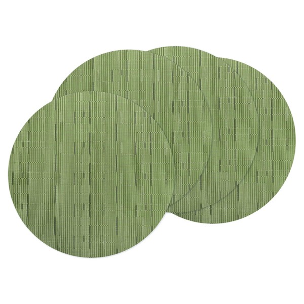 sourcing map 4 Pcs Placemats, 13.7 Inch PVC Placemats Round