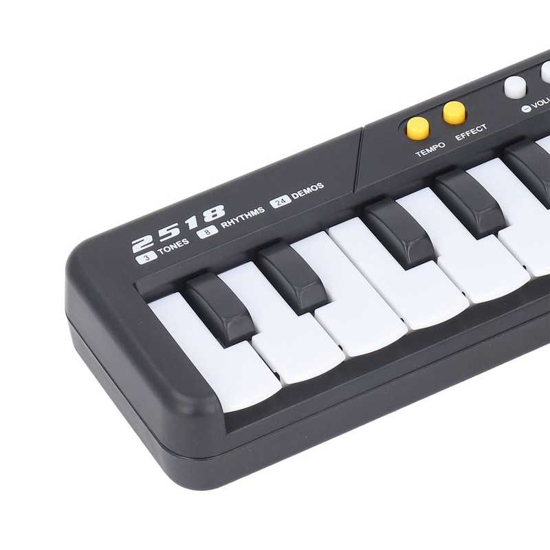 25 Keys Piano Keyboard Adjustable Tones Electronic Kids Keyboard Music
