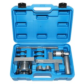 Crankshaft Pulley Removal Install Tool Crankshaft Damper Remover Puller Compatible with Jaguar Land Rover 3.0 V6, 5.0 V8 303-1437 303-1438 303-1439 303-1440 303-1441