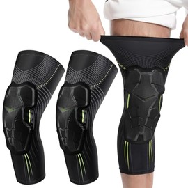 1 Par Rodilleras Deportivas, Rodilleras Elásticas de Compresion, Rodilleras Anticolisión, Protege tus Rodillas, para Voleibol, Baloncesto, GYM,...    