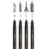 Tombow WS-EFL-H-F-4P Mono Drawing Pen Fine Set Pigment Ink Water