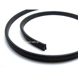 Helmet rim (rubber rim) BLACK 43.3 inches (110 cm)