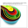 Measuring Cup Spoon Set, Nesting Measuring Cup Set, 12-Piece Colourful