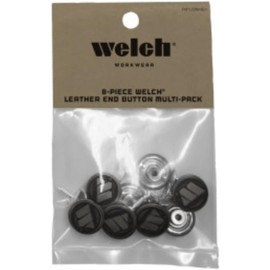 Welch Men's Metal Bachelor Buttons for Suspenders (4 Packs), Bronze