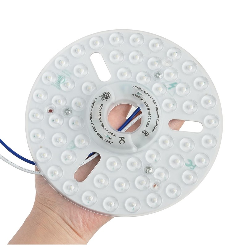 Ledytech 22W 6.3'' Retrofit Light Kit for Ceiling Fan Light