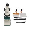 Kids Microscope Science Kit 200 to 1200X Magnification Flexible Angle