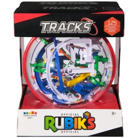 Rubik’s Cube, Rubik’s Tracks 125 3D Gravity Maze & 3D Puzzle Game with 125 Obstacles, STEM Toy Problem-Solving Brain Teaser, Fidget Toy, Sensory Puzzle for Adults, Teens, Kids, for Ages 8 & Up