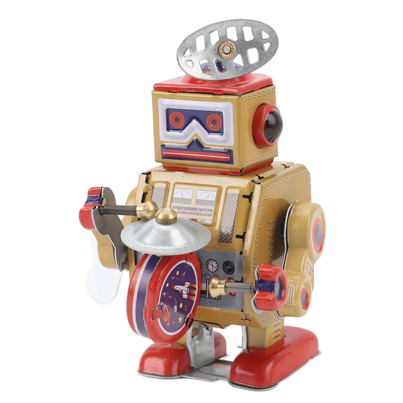 Wind Up Robot Toy Hand Made Exquisite Retro Wind Up