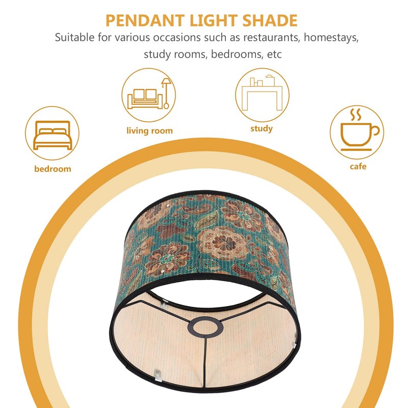 ABOOFAN Lamp Shade Flower Pattern Chandelier Lamp Cover Light for