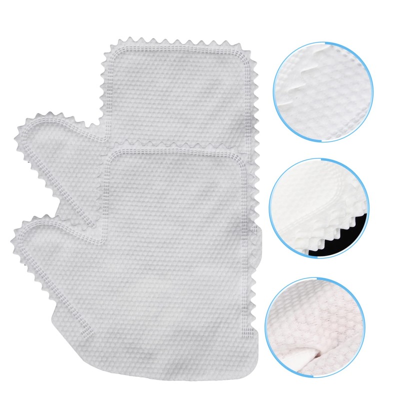 Baluue 20pcs Non Woven Dusting Gloves with Serrated Electrostatic Design