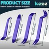 Keze 7 Pcs Auto Plastic Trim Removal Pry Tool &
