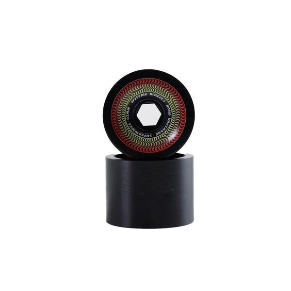 Spitfire Skateboard Wheels 62mm 80HD Superwides Black Soft Cruiser Formula