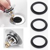 10Pcs Sink Plug O-Ring Spare Sealing Gaskets for Metal Basin