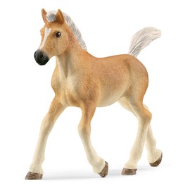 Schleich Horses 2023, Horse Club, Horse Toys for Girls and Boys Haflinger Foal Horse Toy Figurine, Ages 5+, Multi