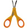 Chicco Baby Nail Scissors with Protective Cap Orange