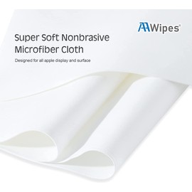 AAwipes AAwipes Polishing Cloths 3 Packs (6.3" X 6.3", White, Thick, Superfine) Compatible with Apple iPhone, iPad, MacBook, iWatch, Soft & Nonabrasive Double-Layer Microfiber Cleaning Cloths (X3601)