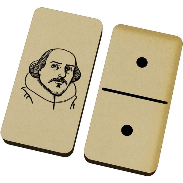 Azeeda 'William Shakespeare' Domino Set & Box (DM00043886)