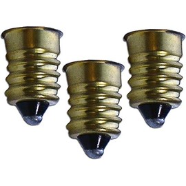 Satco 92-401 French To Candelabra E14 - E12 Reducer Socket (Pack of 3), E12 Candelabra Base, E14 Socket, 0.2" Extension