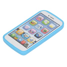 Kids Phone Learning Toys Improve Cognitive Early Education for Kids Learning English (Blue)