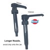 Long Nozzle Syrup Honey Dispenser Pump Lids for Mason Jar,