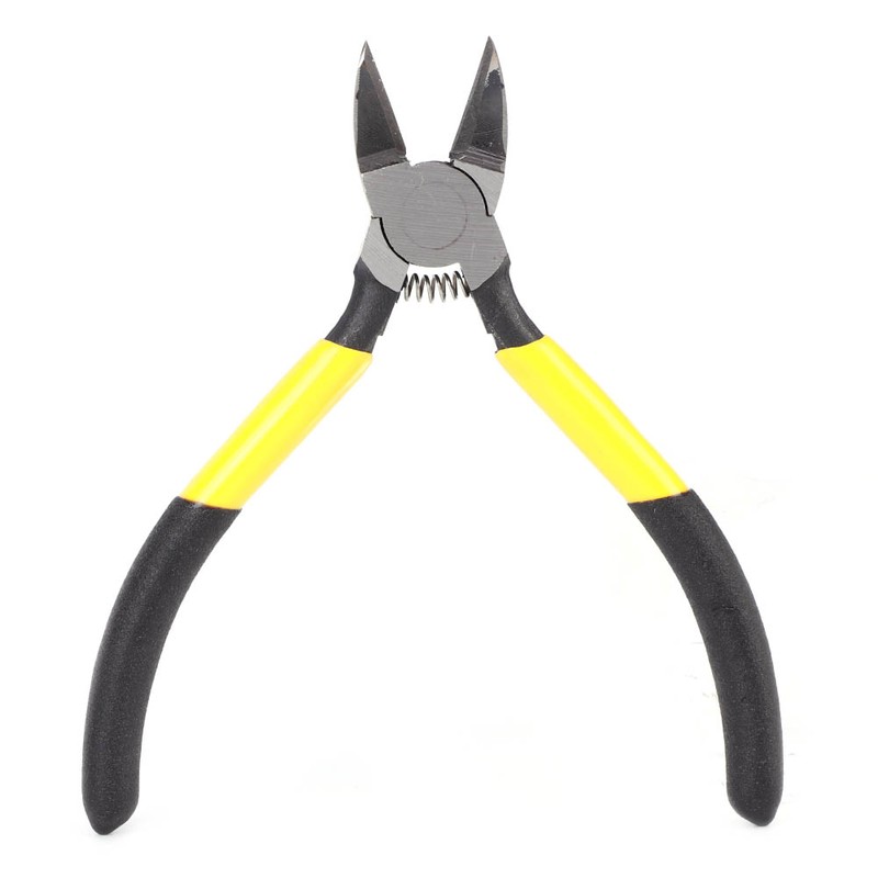 Diagonal Plier High‑Carbon Steel Body 2‑Color Non‑Slip Handle Rebound‑Tail 5‑Inch