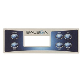 Balboa Water Group 17183 TP500 Overlay w/Buttons for Jets/Aux/Light