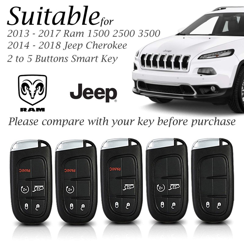 Vitodeco - Funda protectora de piel auténtica para Jeep Cherokee
