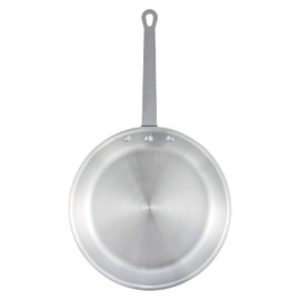 Winco AFP-10S Commercial-Grade Aluminium Fry Pan/Skillet, 10", Silver